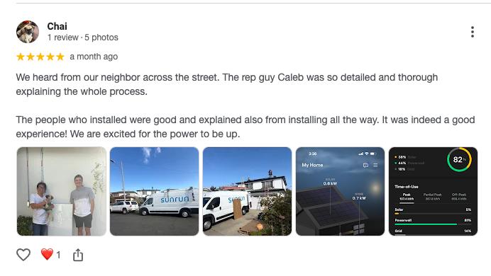 Solar installation — Chai review