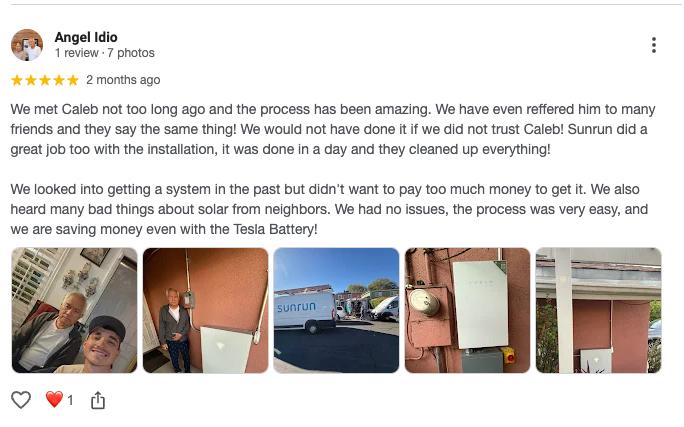 Solar installation